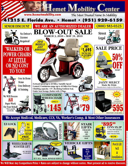 HEMET MOBILITY WEB SITE Buy Sell Trade