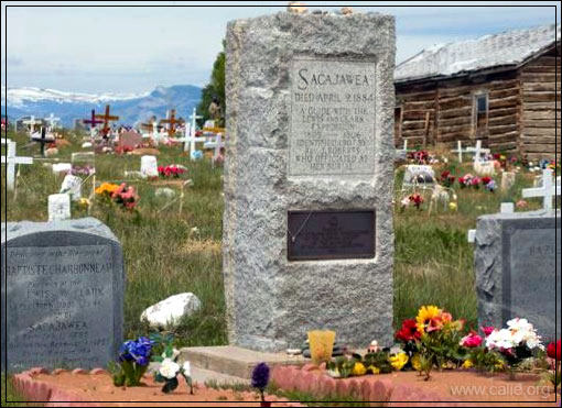 SAKAJAWEA'S REAL GRAVE?