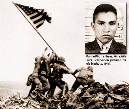 IRA HAYES FAMOUS NATIVE AMERICAN WARRIOR