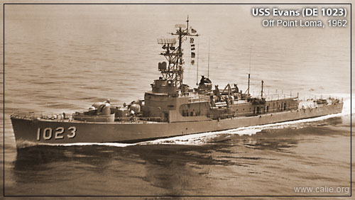 USS EVANS DE 1023