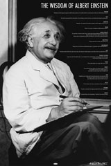 einstein albert poster wisdoms posters dr abposters