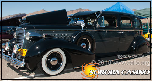 1940s classic Cadillac in black