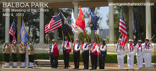 MASSING OF THE COLORS, BALBOA PARK, SAN DIEGO, CALIFORNIA