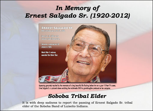 ERNIE SALGADO SR OBITUARY