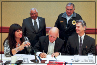GOVERNOR BROWN signs Executive Order B-10-11