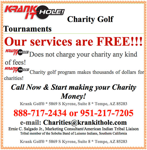 KRANK IT HOLE CHARITY GOLF EVENT