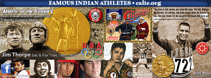 FAMOUS AMERICAN INDIAN SPORTS HEROS, LEGENDS, ATHLETES
