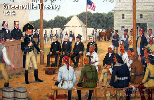 GREENVILLE TREATY SIGNING 1814