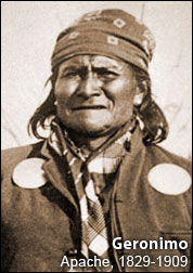 Geronimo Famous Indian Warrior Quotes Terrorism Poster 1492