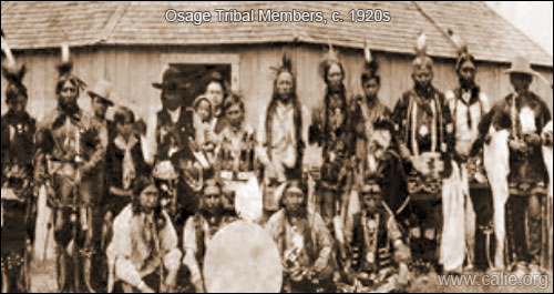 OSAGE INDIANS circa 1920