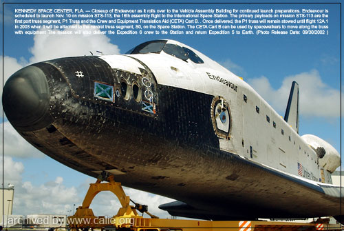 SPACE SHUTTLE ENDEAVOR