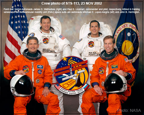 NASA STS-113 CREW PORTRAIT