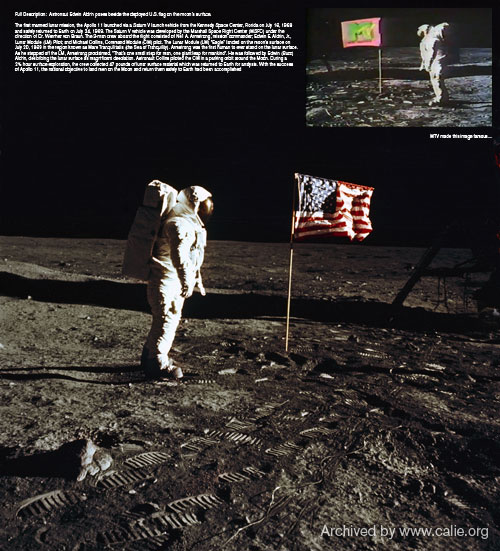 MTV AMERICAN FLAG ON MOON