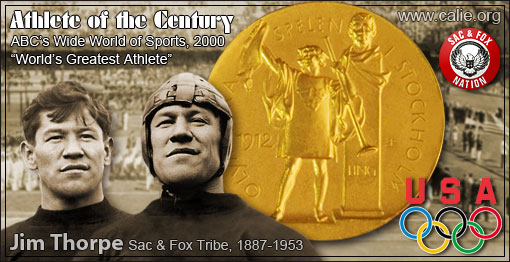 ATHLETE OF THE YEAR 2001 JIM THORPE