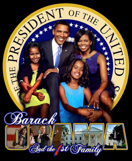 OBAMA FAMILY PORTRAIT